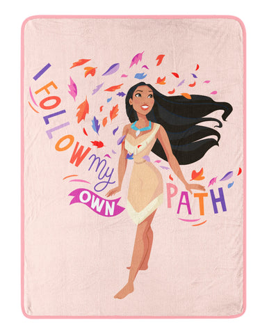 Disney Princess Pocahontas Blanket Follow Your Path Silk Touch Throw 46" x 60"