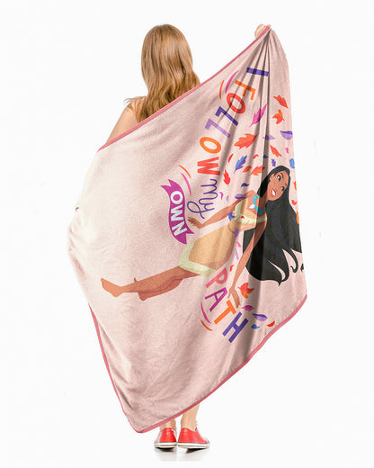 Disney Princess Pocahontas Blanket Follow Your Path Silk Touch Throw 46" x 60"