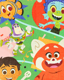 Northwest Disney-Pixar Micro Raschel Throw Blanket, 46" x 60", Pixar Crew