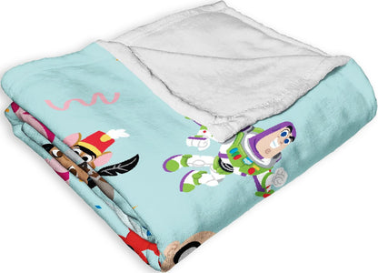 Northwest Disney 100 Silk Touch Throw Blanket, 50" x 60", Years of Wonder