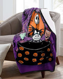 Disney NBC Blanket Barrel Lock and Shock Silk Touch Double Sided Throw 46" X 60"