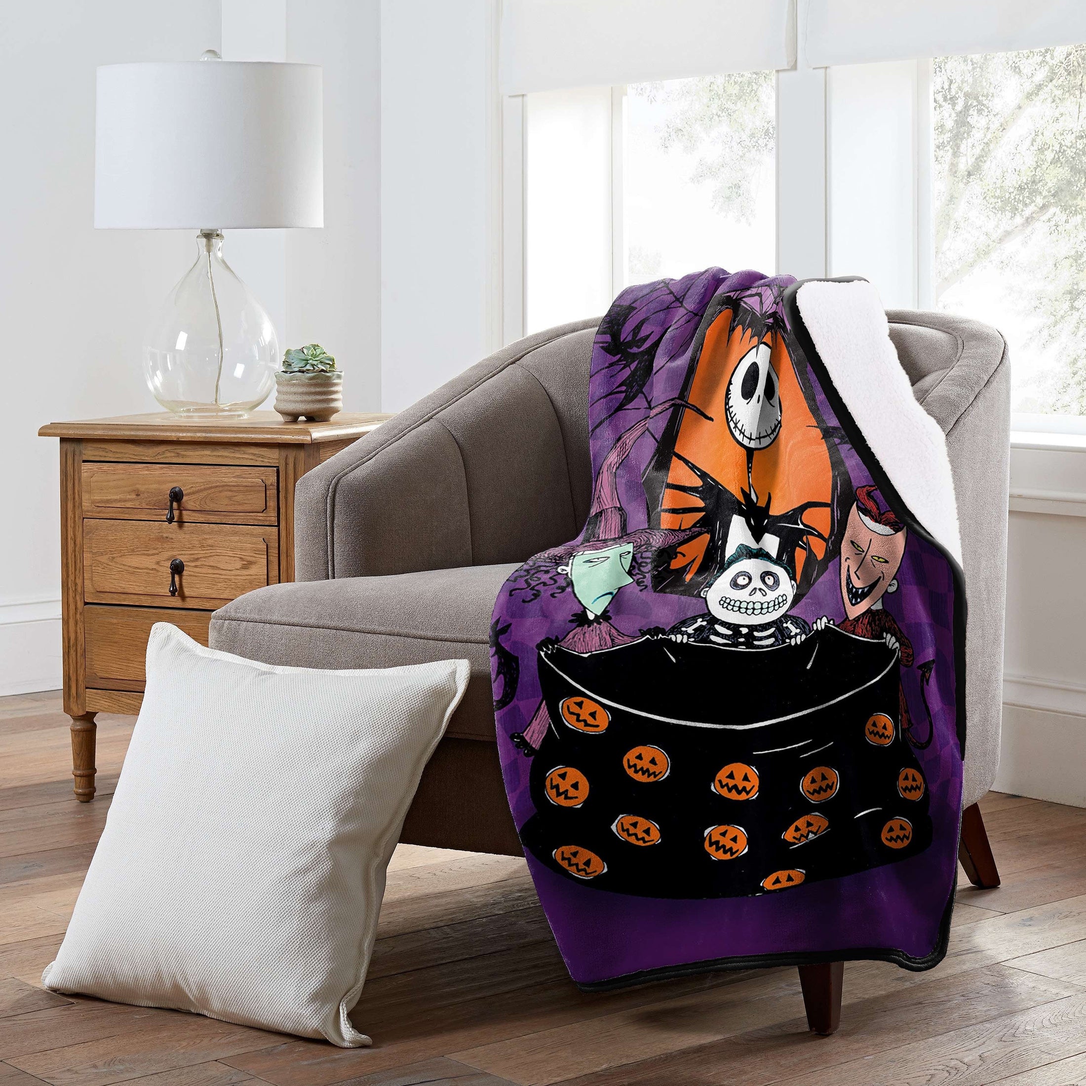 Disney NBC Blanket Barrel Lock and Shock Silk Touch Double Sided Throw 46" X 60"