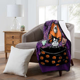 Disney NBC Blanket Barrel Lock and Shock Silk Touch Double Sided Throw 46" X 60"