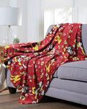 Northwest Mickey Mouse Silk Touch Throw Blanket, 50" x 70", I Love Us