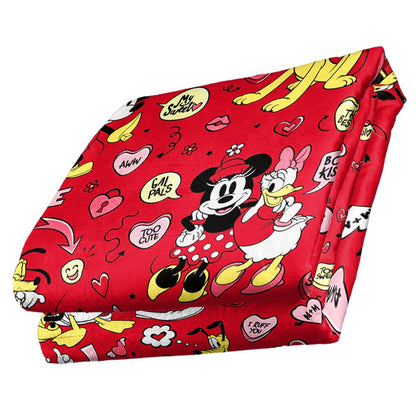 Northwest Mickey Mouse Silk Touch Throw Blanket, 50" x 70", I Love Us