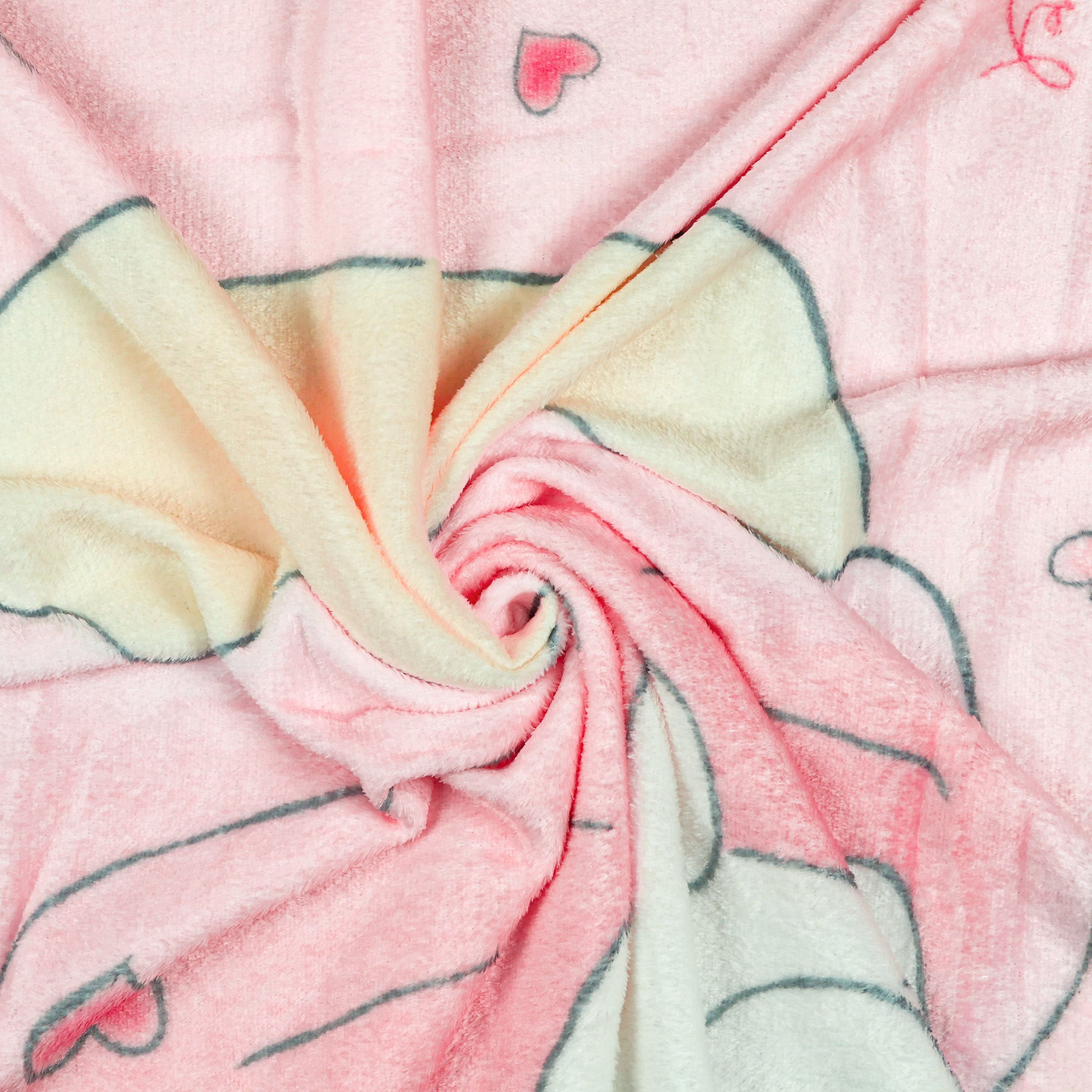 Sanrio Hello Kitty And Friends Throw Blanket Cinnamoroll Cupcake Hearts 46"X60"