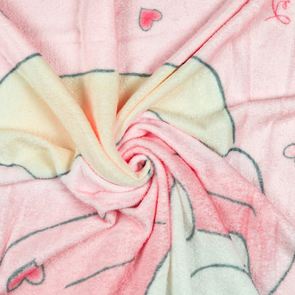 Sanrio Hello Kitty And Friends Throw Blanket Cinnamoroll Cupcake Hearts 46"X60"