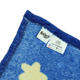 Bluey Blanket Sleepy Blue Night Soft Plush Micro Raschel Throw 46" X 60"