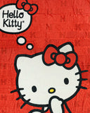 Sanrio Hello Kitty How Cute Micro Raschel Throw Blanket  45" x 60"