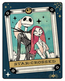Disney Nightmare Before Christmas Blanket Star Crossed Tarot Card Throw 50"X 70"
