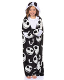 Disney Nightmare Before Christmas Kids Jack Skellington Hooded Throw 40"X 50"