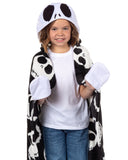 Disney Nightmare Before Christmas Kids Jack Skellington Hooded Throw 40"X 50"