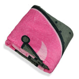 Sanrio Hello Kitty Kuromi Blanket Wild At Heart Fleece Throw 45"X60"