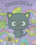 Chococat Blanket Go Choco Rainbow and Friends Plush Fleece Throw 46" X 60"