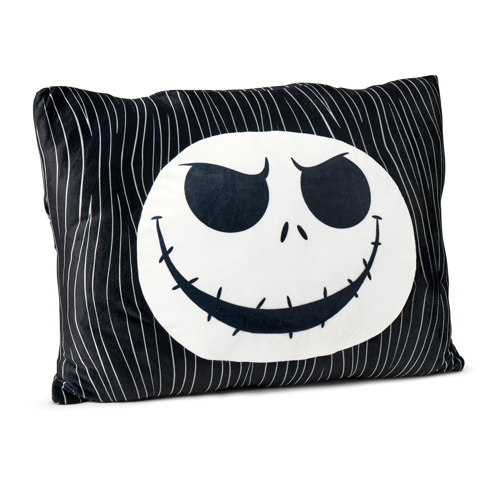 Disney Nightmare Before Christmas, Jump Scare, Silk Touch Throw Blanket, 50 x 60 inches with Plush Pocket Pillow, 14 x 20 inches