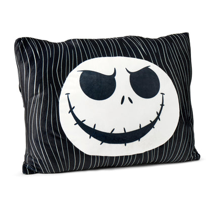 Disney Nightmare Before Christmas, Jump Scare, Silk Touch Throw Blanket, 50 x 60 inches with Plush Pocket Pillow, 14 x 20 inches