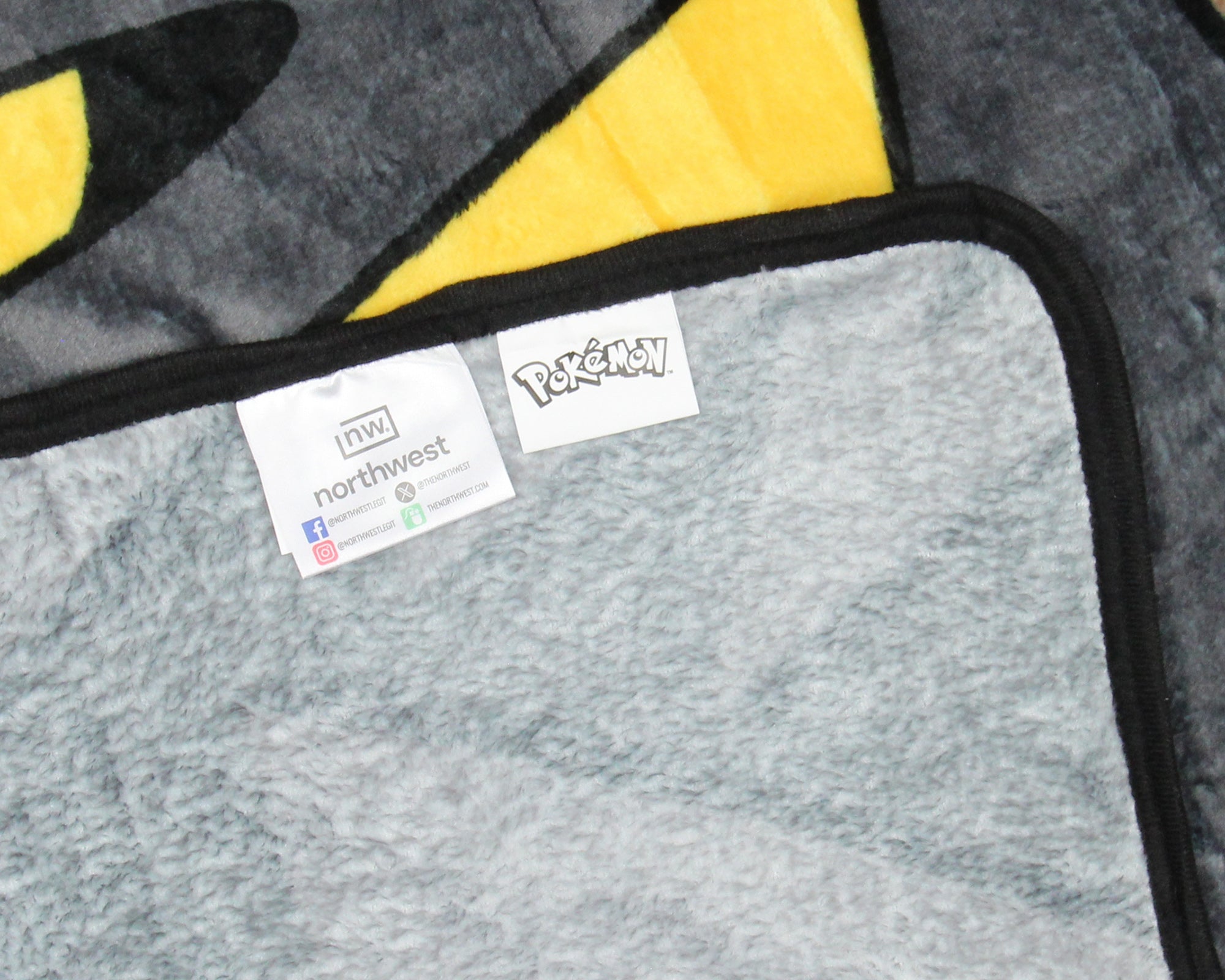 Pokemon Pikachu Evolutions Throw Blanket 46" x 60" Soft Fleece Throw Blanket