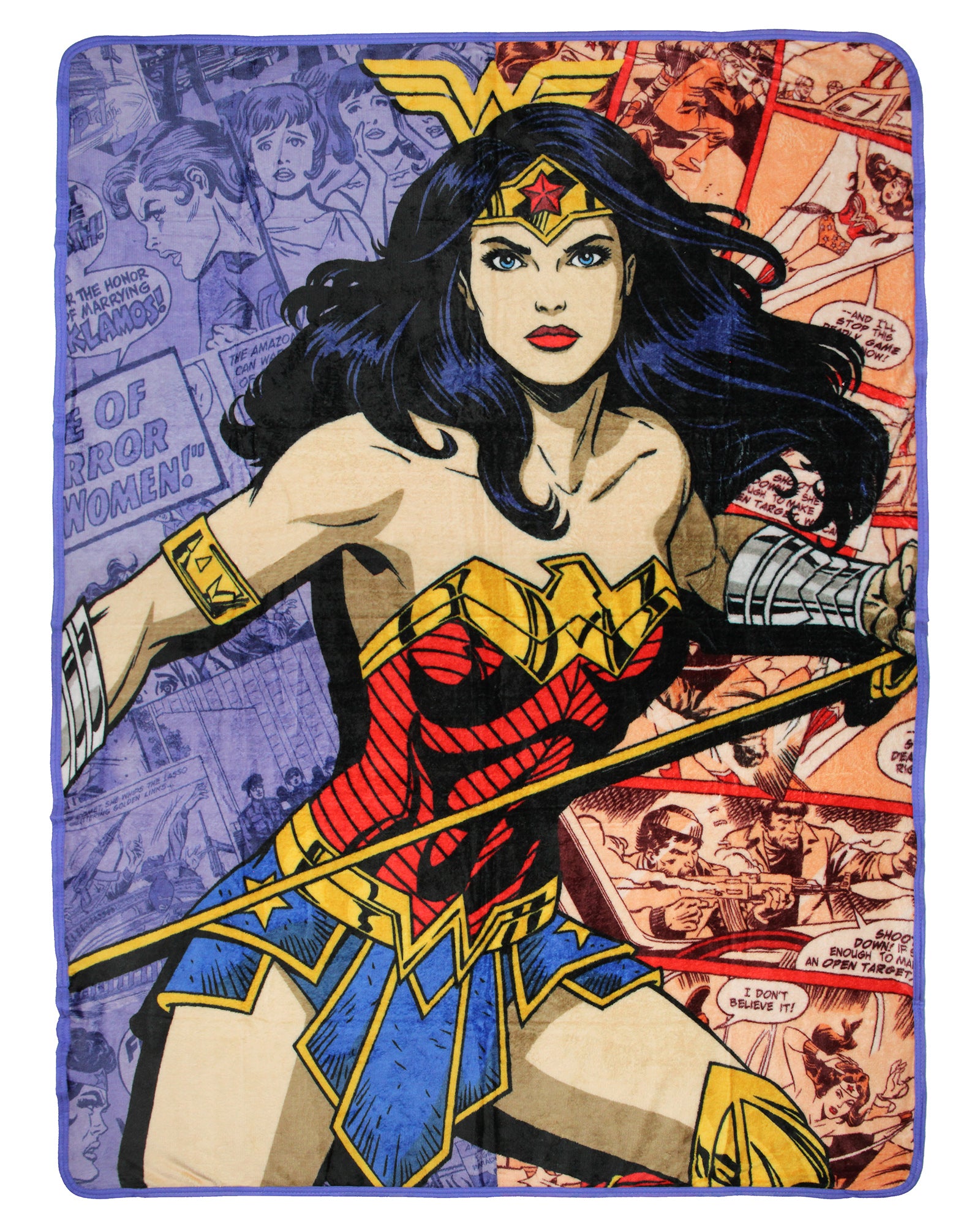 Wonder woman fleece blanket sale