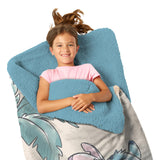 Disney Stitch and Angel Ohana Means Family Slumber Bag Zip Up Blanket