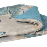 Disney Stitch and Angel Ohana Means Family Slumber Bag Zip Up Blanket