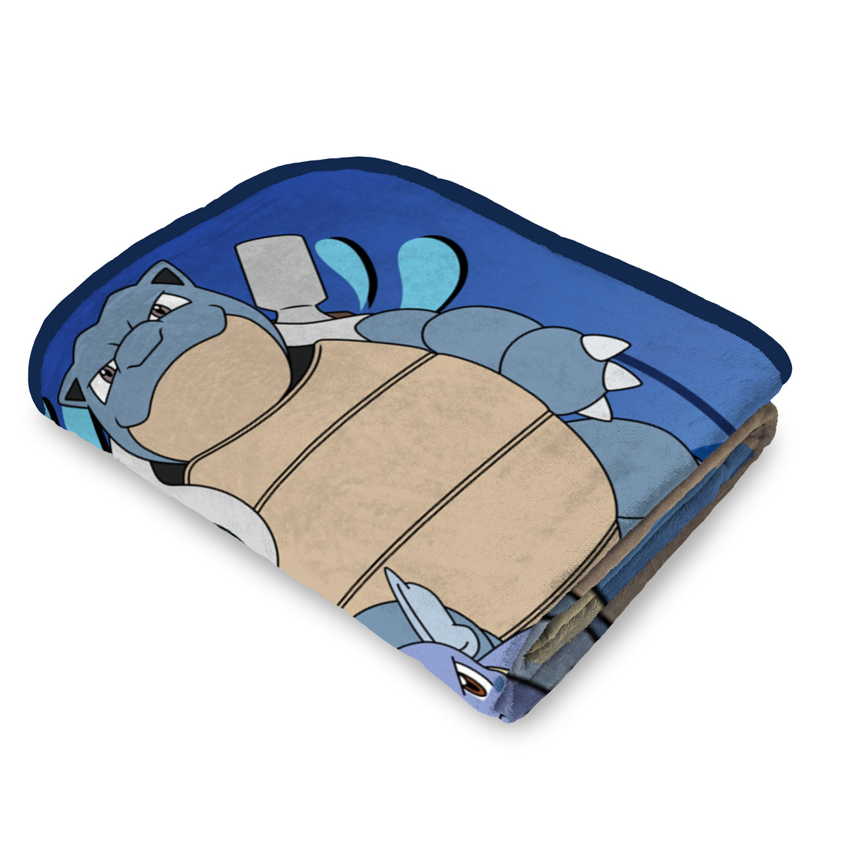 Pokemon Squirtle Evolutions Throw Blanket 46" x 60" Soft Fleece Throw Blanket