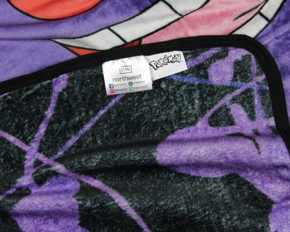 Pokemon Gengar Trading Card Throw Blanket 46" x 60" Soft Fleece Throw Blanket