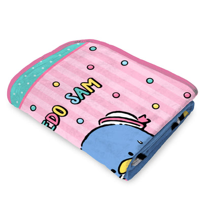 Sanrio Hello Kitty and Friends Tuxedo Sam and Chip 46"x60" Soft Fleece Throw Blanket