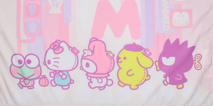 Sanrio Hello Kitty and Friends Tokyo City Tapestry Wall Hanging Art Home Decor 40"x34"