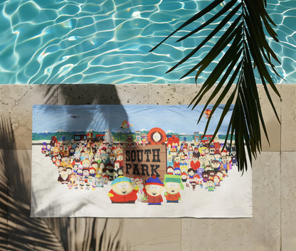 South Park Beach Towel Eric Stan Kyle Kenny Characters 30"x60"