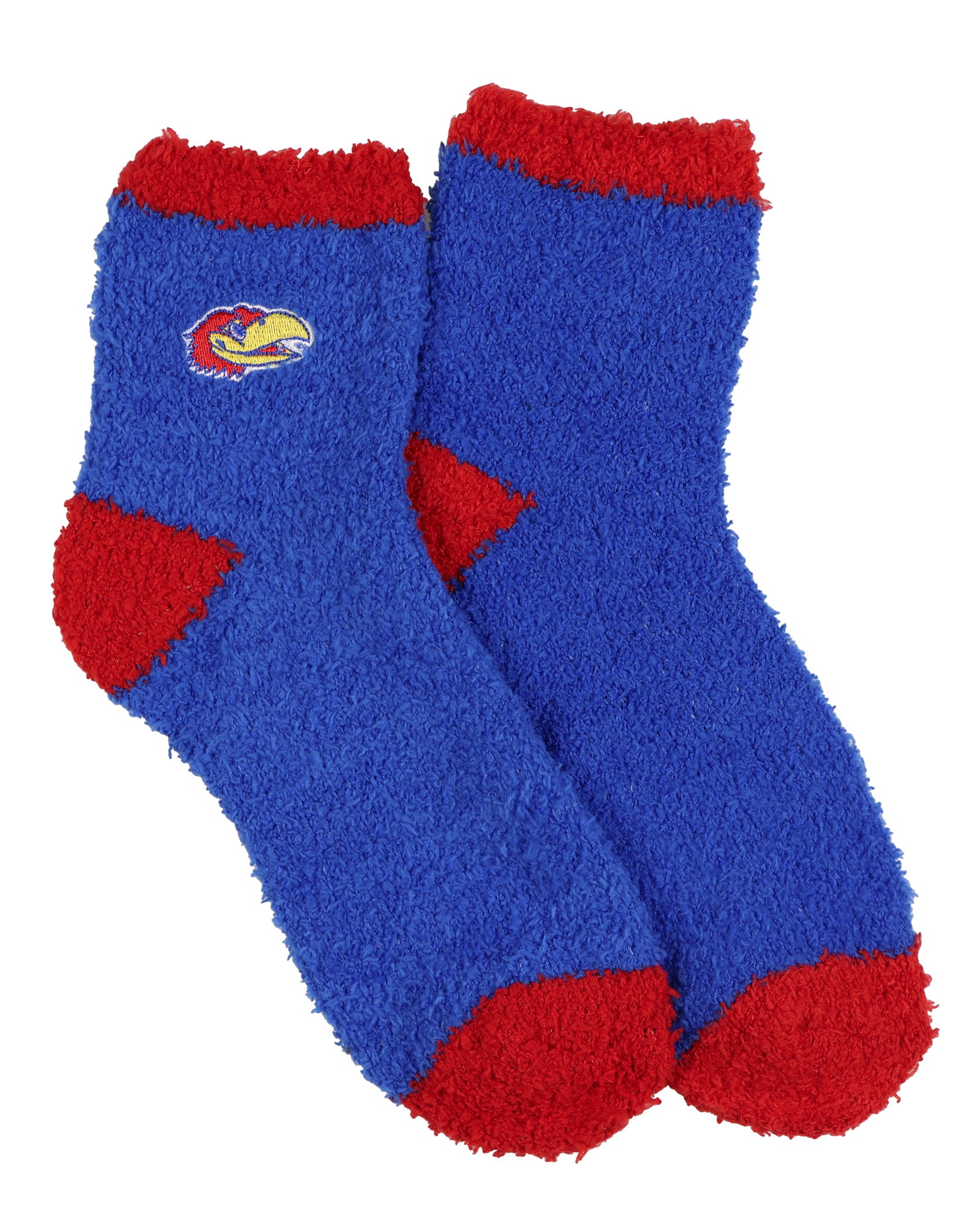 University Collegiate Socks Logo Design Adult Fuzzy Quarter Crew Sock