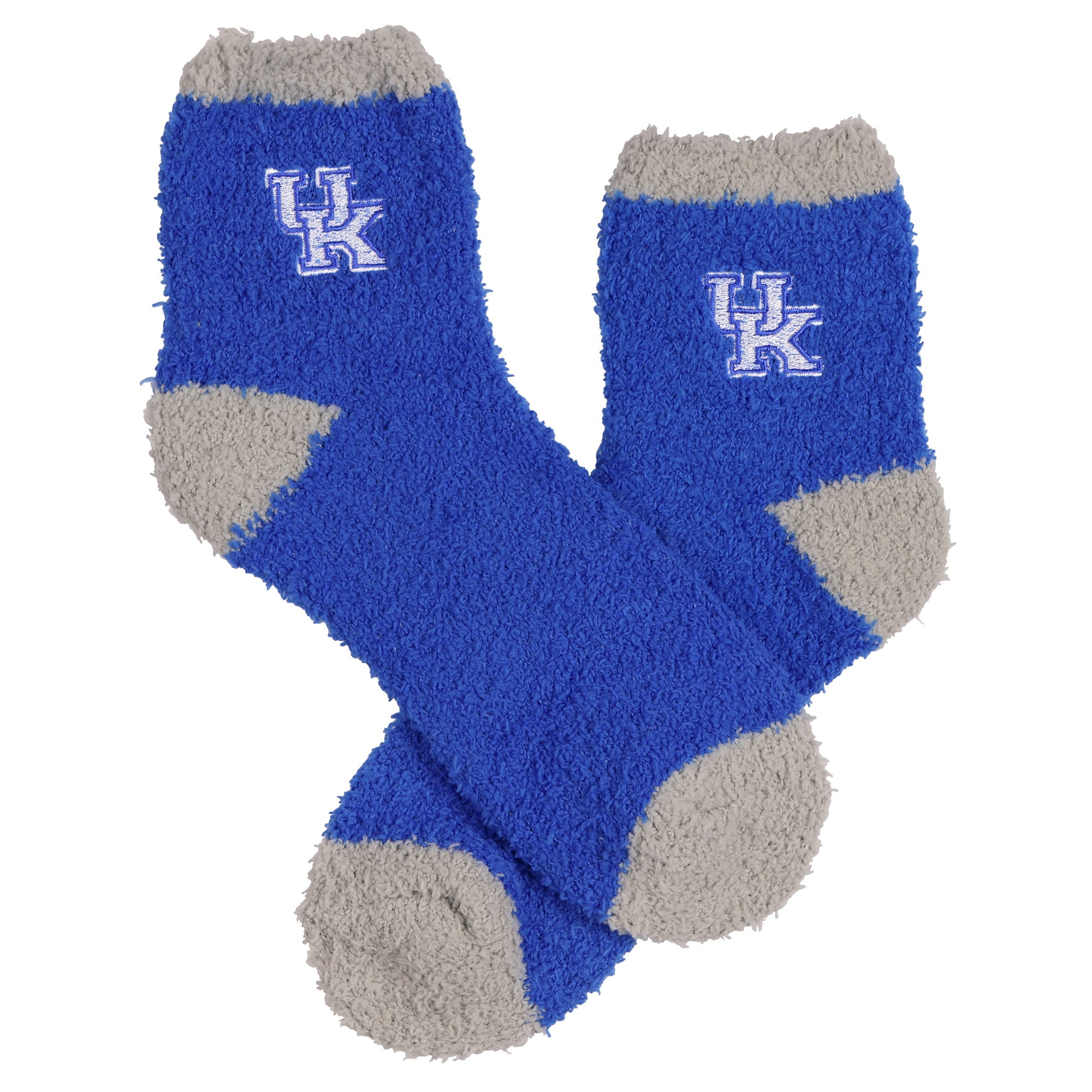 University Collegiate Socks Logo Design Adult Fuzzy Quarter Crew Sock