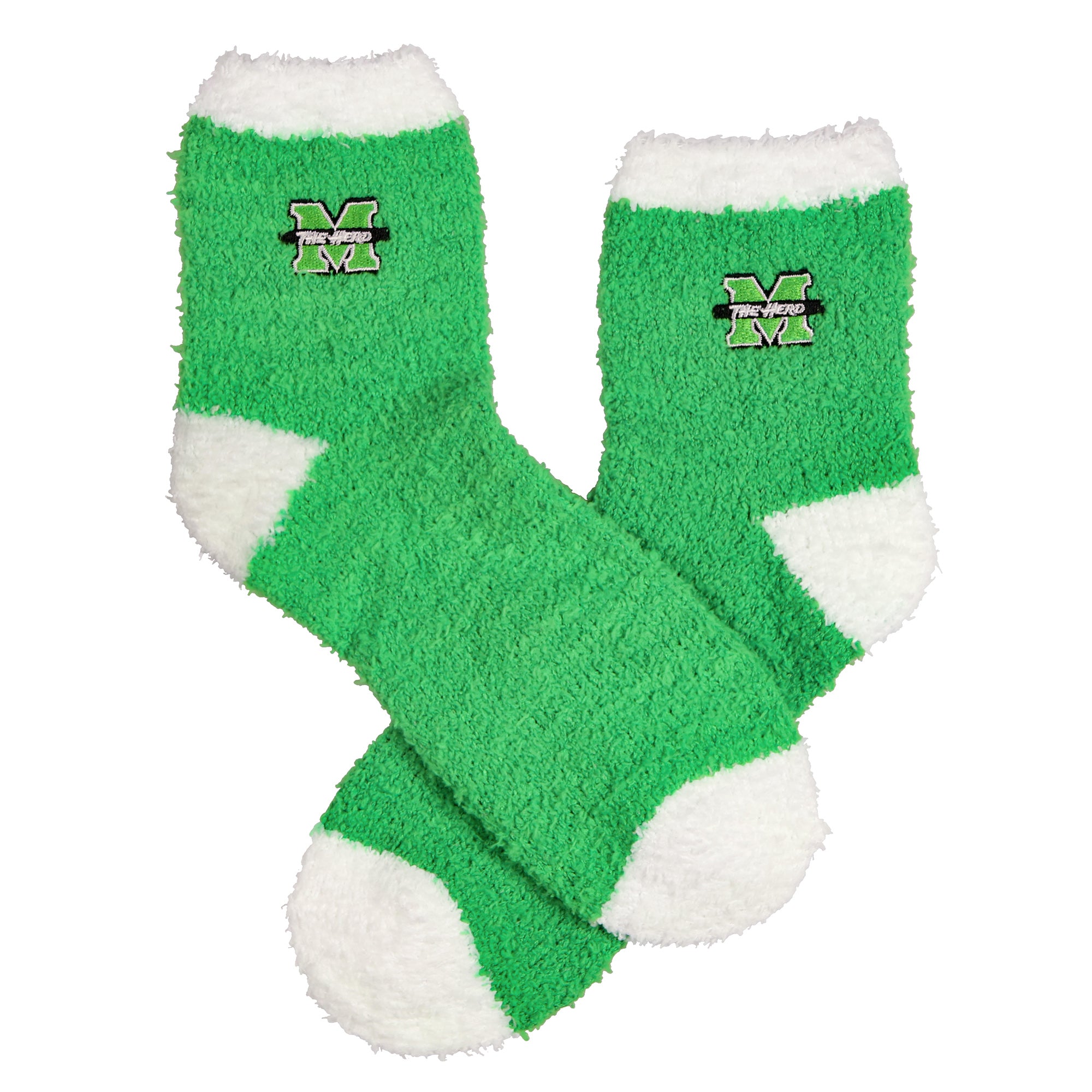 University Collegiate Socks Logo Design Adult Fuzzy Quarter Crew Sock