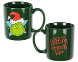 Dr. Seuss The Grinch Face Holiday Coffee Mug Cup 16 Oz