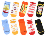 Maruchan Ramen Noodles Face Logo Adult 5 Pair No-Show Socks