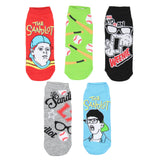 The Sandlot Squints Ham L7 Weenie Baseball s No-Show Ankle Socks 5 Pair