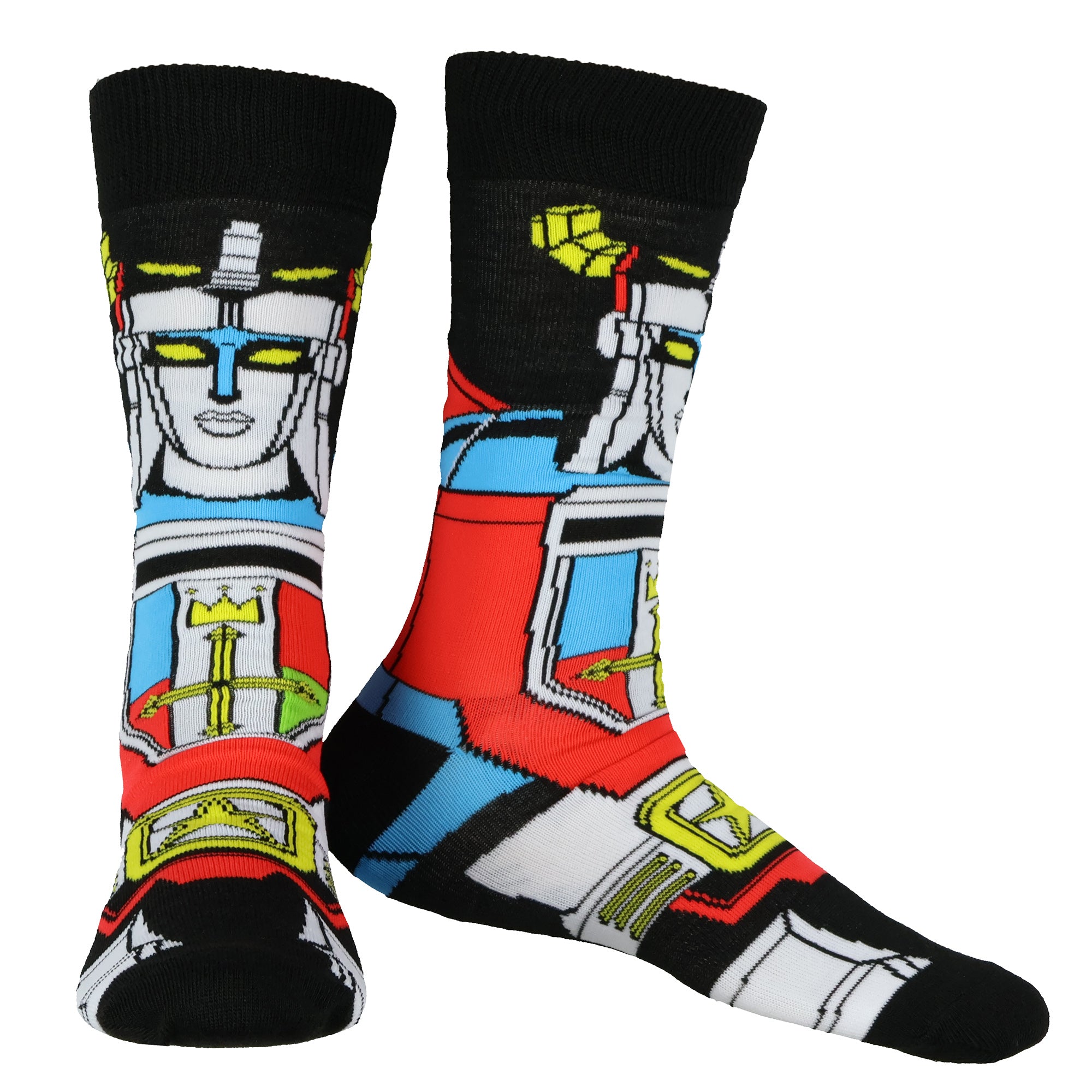Voltron Socks Men's Legendary Defender Robot Lions Mechs Crew Socks 2 Pairs