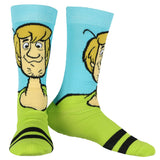 Scooby-Doo Socks Men's Shaggy and Scooby 2-Pair Mid-Rise Crew Socks