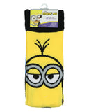 Minions Socks Men's 2-Pair Kevin Stuart Phil Designs Mid-Calf Crew Socks