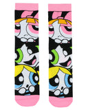 The Powerpuff Girls Socks Women's Blossom Buttercup Bubbles 3-Pair Crew Socks