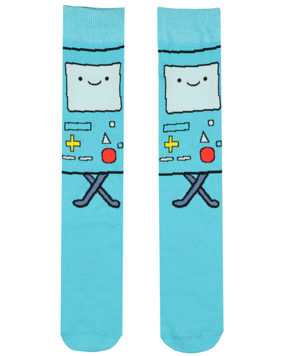 Adventure Time Socks Men's 3 Pairs Jake Finn BMO Mid Calf Crew Sock
