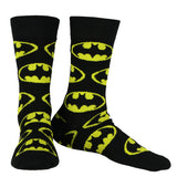 DC Comics Justice League Socks Batman Superman The Flash 5-Pair Crew Sock Set