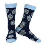 Rick and Morty Men's Pickle Rick 3 Pair Casual Crew Socks in Jar Container 6-12