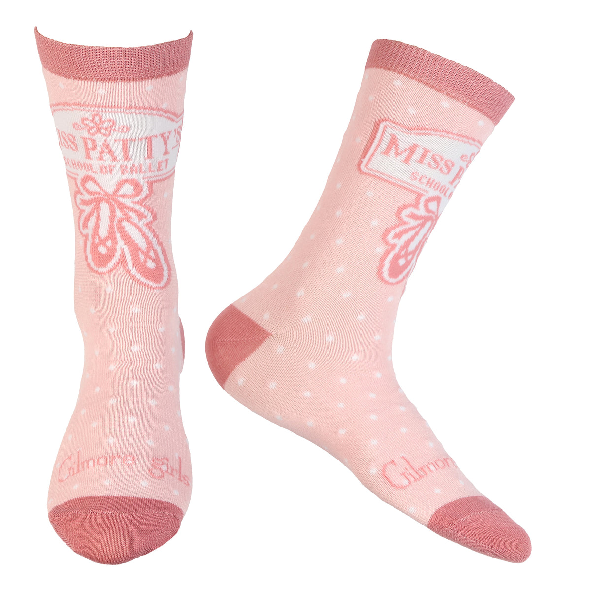 Gilmore Girls Assorted Designs Women's 5-Pack Crew Socks Size 4-10, 5 Pair