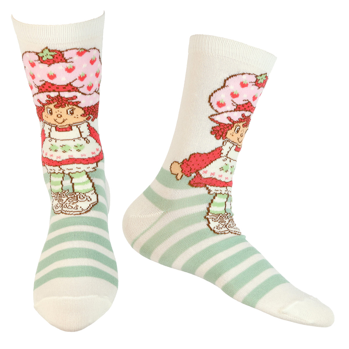 Strawberry Shortcake Naturally Sweet Women's 5-Pack Crew Socks, 5 Pairs