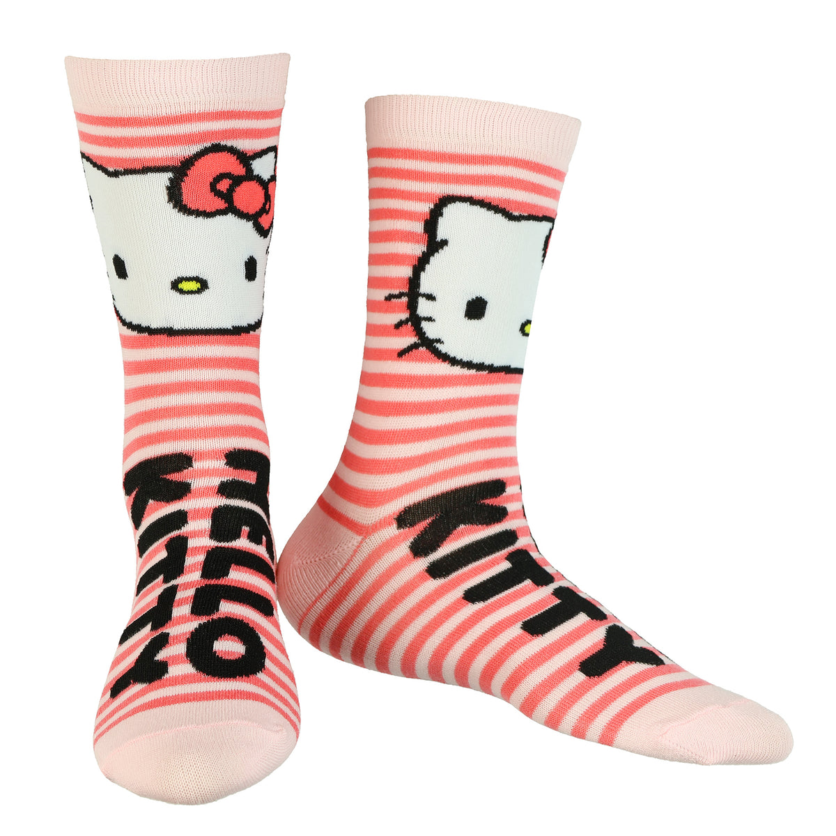 Sanrio Hello Kitty Crew Socks Women's 5 Pair Character Design Mid Calf OSFM