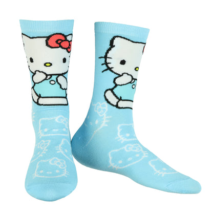 Sanrio Hello Kitty Crew Socks Women's 5 Pair Character Design Mid Calf OSFM