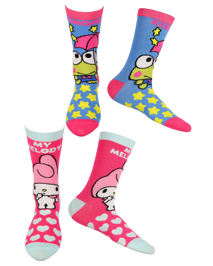 Sanrio Hello Kitty and Friends Socks Women's 7 Pair Crew Sock Shoe Size 4-10