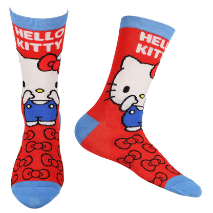 Sanrio Hello Kitty and Friends Socks Women's 7 Pair Crew Sock Shoe Size 4-10