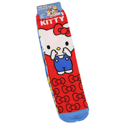 Sanrio Hello Kitty and Friends Socks Women's 7 Pair Crew Sock Shoe Size 4-10