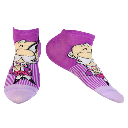 Powerpuff Girls Assorted Designs Women's 5-Pack No Show Ankle Socks